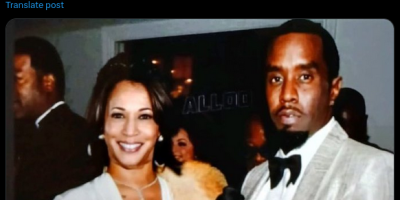 Kamala Harris junto a Sean “Diddy” Combs