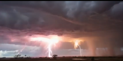 Lightning storm