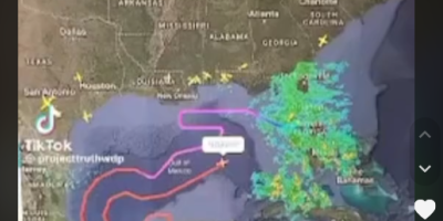 NOAA flight took atmospheric measurements