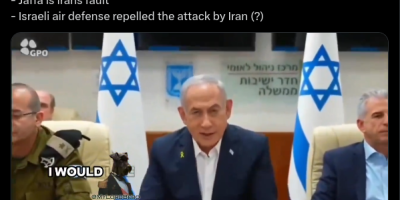 Netanyahu Saying He Sends Condolences