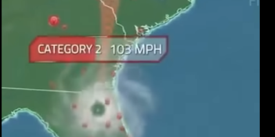 Path of Hurricane Milton