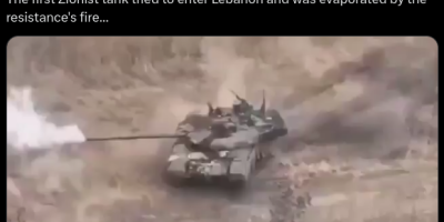 Show Israeli Tank Destroyed