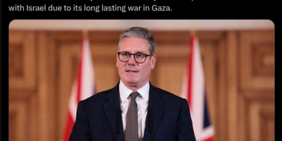 Starmer announced UK Israel boycott