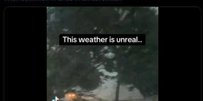 Storm Taken By Man Trapped In Car