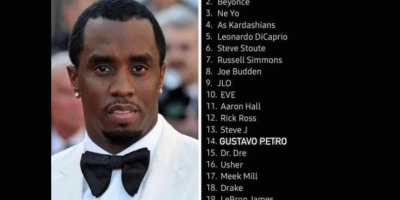 Supuesta lista de ‘Diddy’