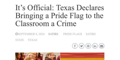 Texas criminalizing pride flags