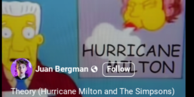 The Simpsons Shows Depiction Of Hurricane Milton