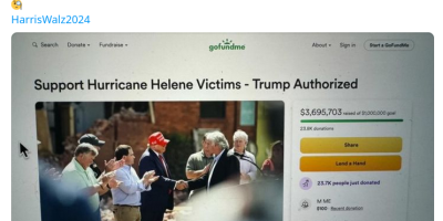 Trump GoFundMe donations