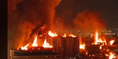 burning Beirut