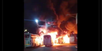 buses on fire