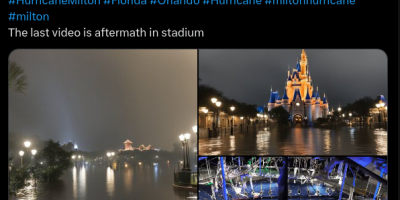 flooded Disney World