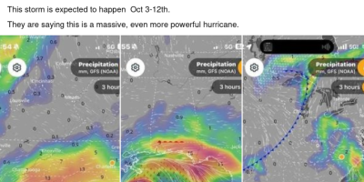 hurricane not forecast to hit US