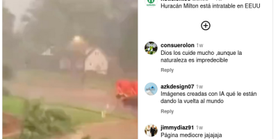 impacto del huracán Milton