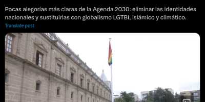 por la enseña LGTBI