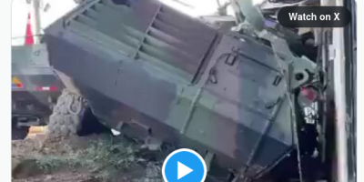 un tanque del Ejército en Colombia